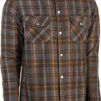 Highway 21 Marksman Flannel Brown/tan Xl - Black/Red / 2X-Large - Harddrive Products