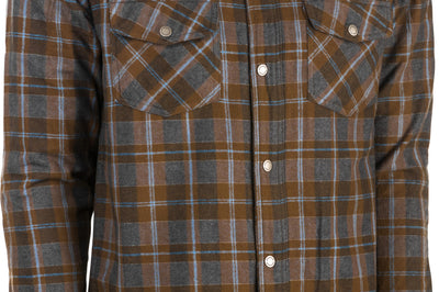 Highway 21 Marksman Flannel Brown/tan Xl - Harddrive Products