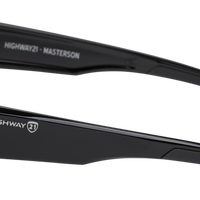Highway 21 Masterson Sunglasses Black - One Size Fits Most - Harddrive Products