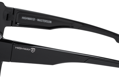 Highway 21 Masterson Sunglasses Black - One Size Fits Most - Harddrive Products