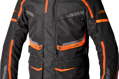 Rst Maverick Evo Ce Jacket Black/orange Textile 4xl - Black/Orange / Medium