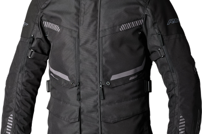 Rst Maverick Evo Ce Jacket Khaki/grey/orange Textile 4xl - Black/Black / Medium