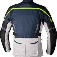 Rst Maverick Evo Ce Jacket Khaki/grey/orange Textile 4xl - Black/Black / Medium