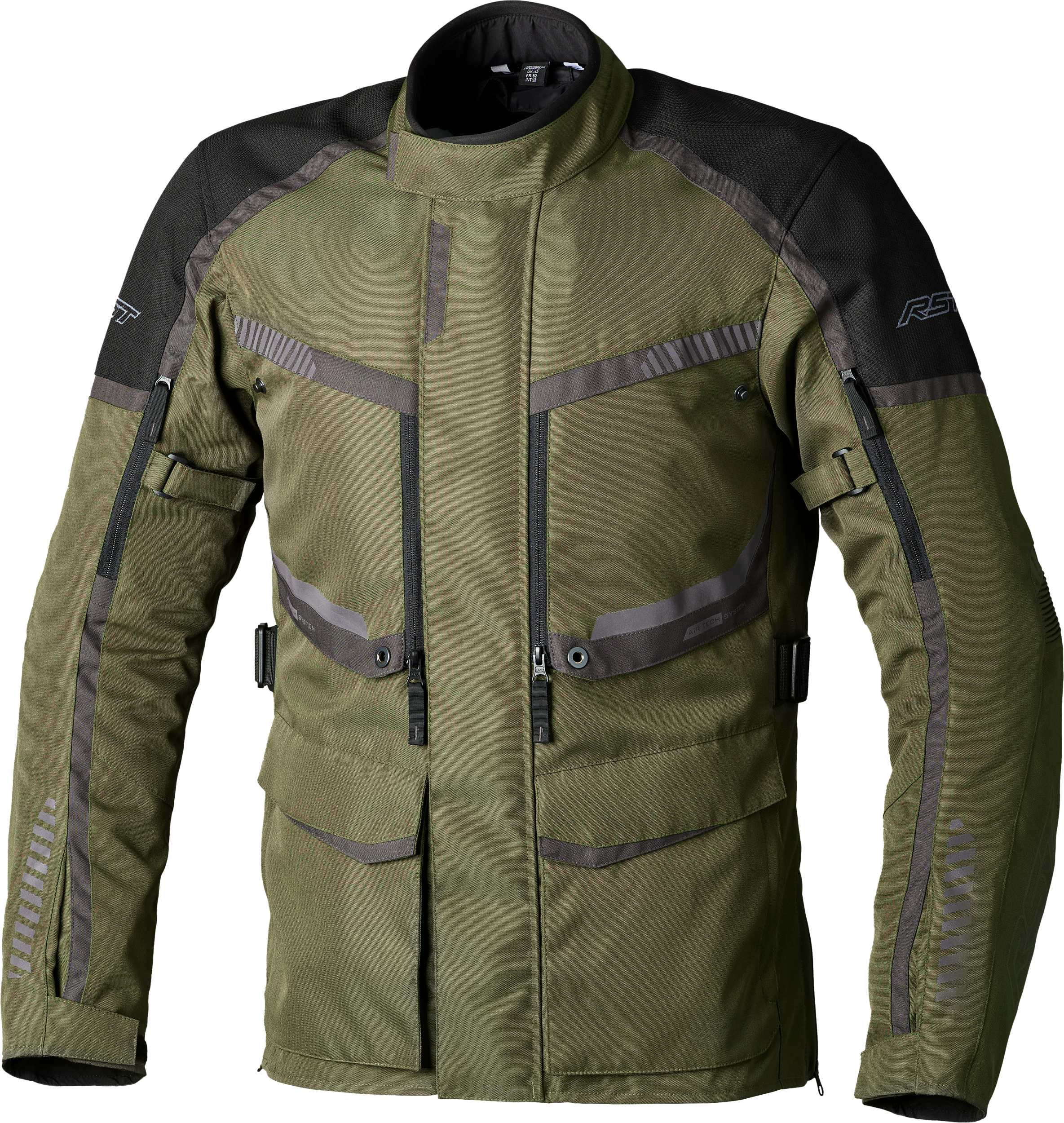 RST Maverick Evo Ce Jacket Khaki/Grey Textile Md - Jackets
