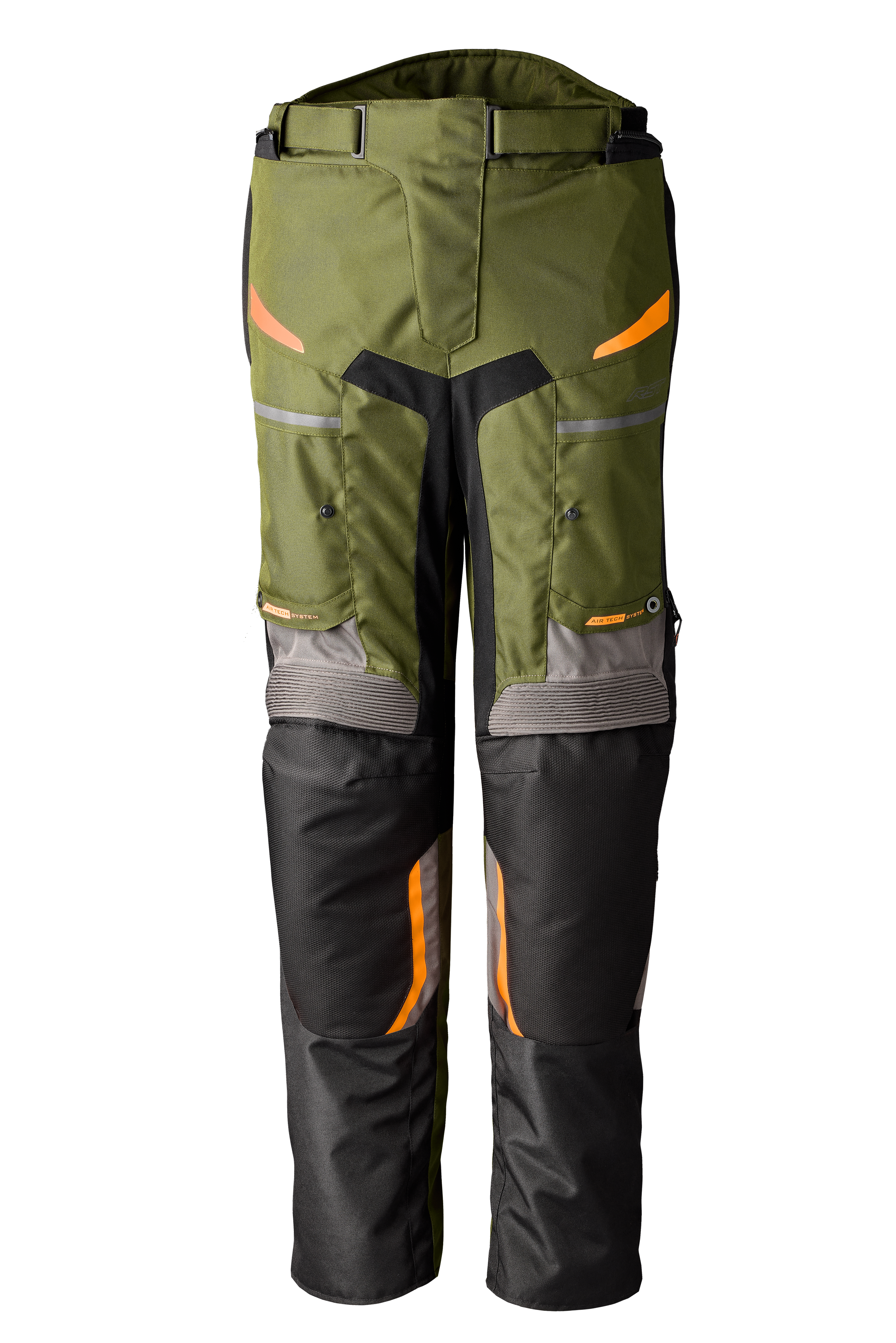 RST Maverick Evo Ce Jean Khaki/Grey/Orange Textile Lg