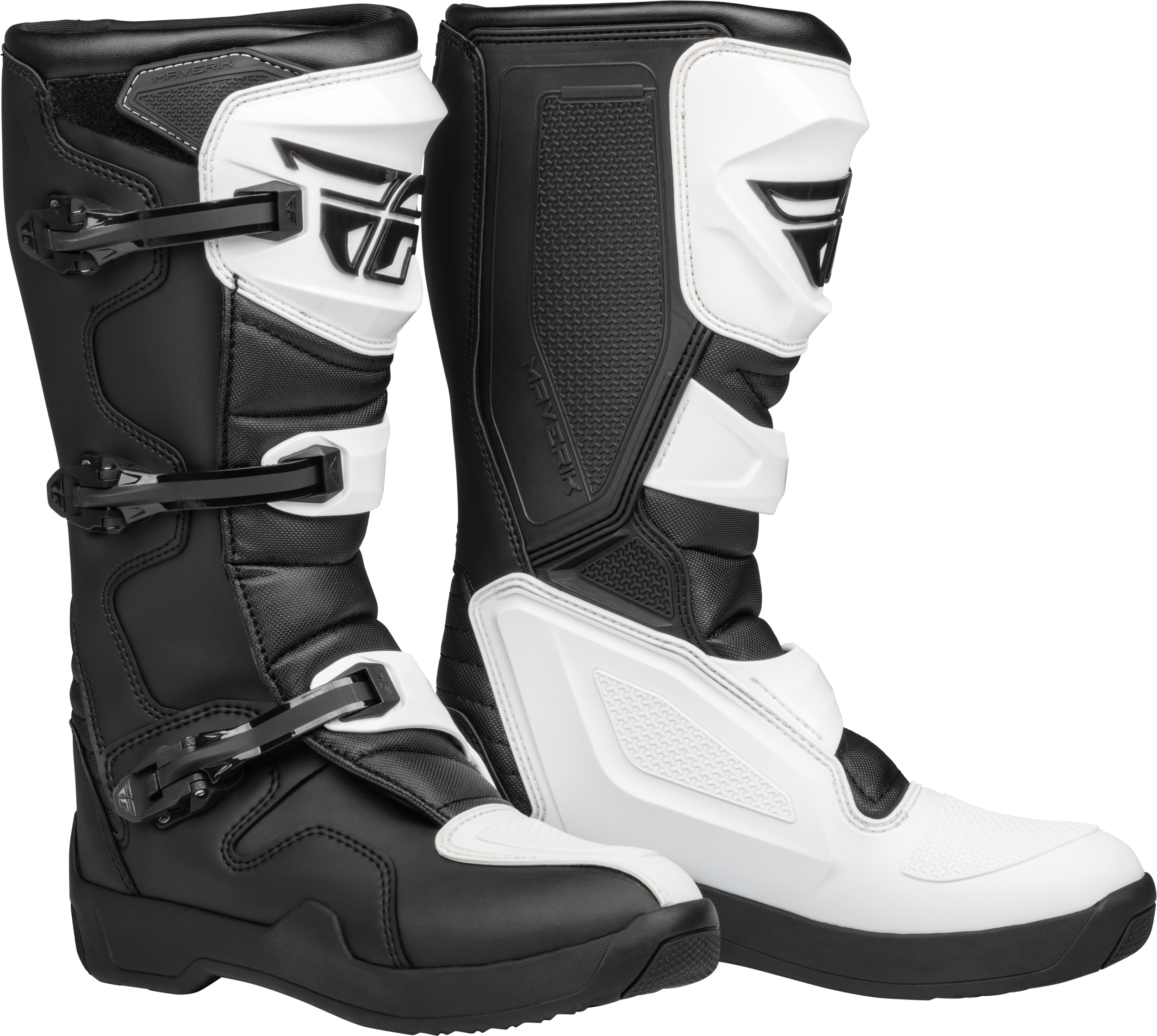 FLY RACING Maverik Lt Boot White/Black Sz 08 - Footwear