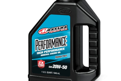 Maxima Performance Auto 20W50 Mineral Engine Oil - Quart - Oils & Filters