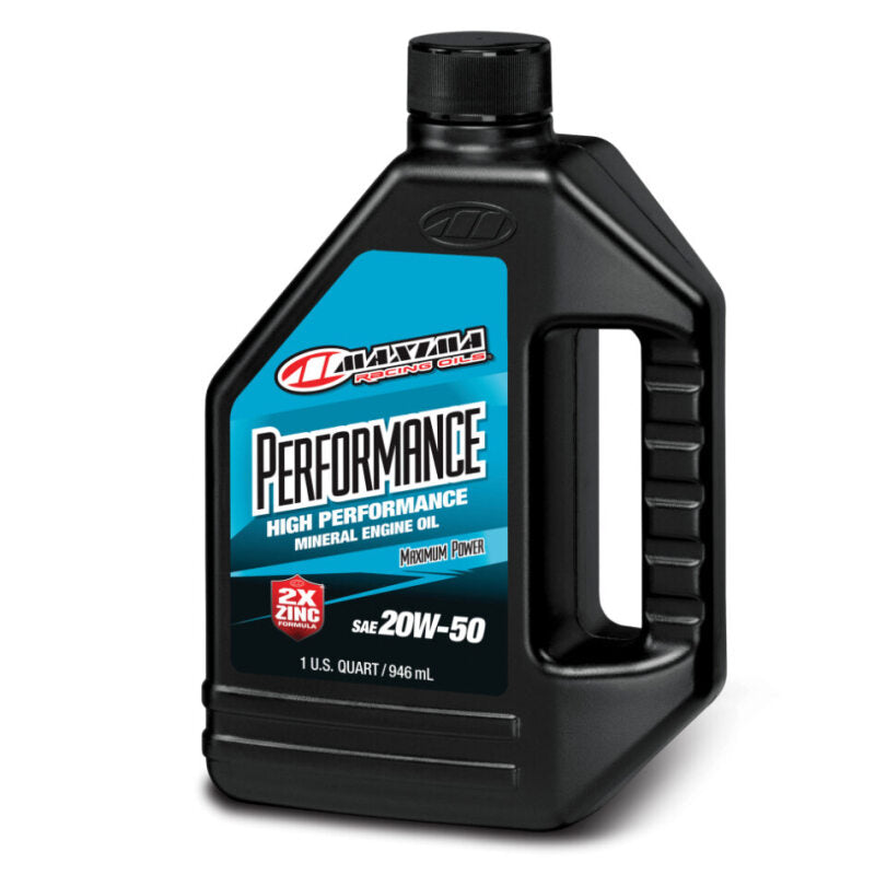 Maxima Performance Auto 20W50 Mineral Engine Oil - Quart - Oils & Filters