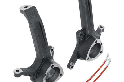 Maxtrac MaxTrac 03-08 Dodge RAM 2500/3500 2WD 3.5in Front Lift Spindles w/Extended DOT Compliant Brake Lines