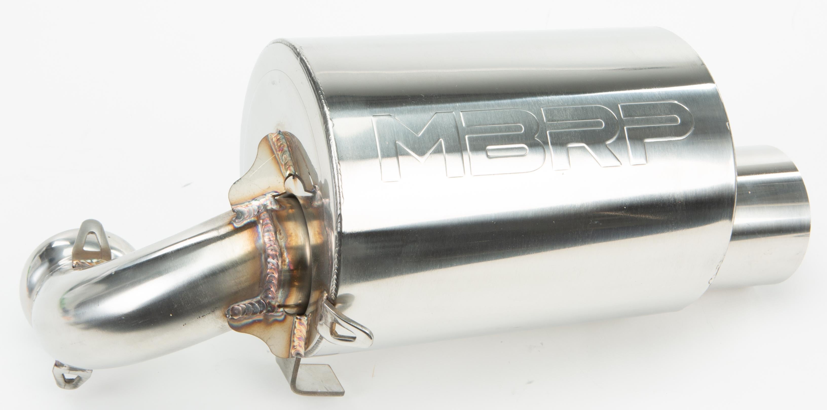Mbrp Silencer Trail Stnls S-d Rev 500ss/600 800ho S/m - Snowmobile Collection