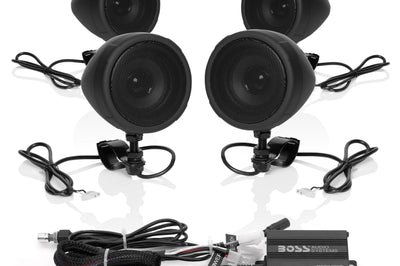 Boss Audio Mc470 Speaker System 1000w Black 3’’ Bar Mnt Bt - Harddrive Products