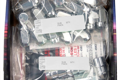 McGard 4 Lug Hex Install Kit w/Locks (Cone Seat Nut) M12X1.5 / 13/16 / 1.5in. Length - Chrome - Wheel and Tire