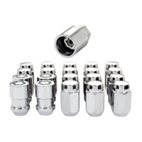 McGard 5 Lug Hex Install Kit (Clamshell) w/Locks (Cone Seat Nut) M12X1.5 / 13/16 - Chrome - Wheel and Tire Accessories