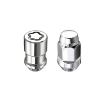 McGard 5 Lug Hex Install Kit w/Locks (Cone Seat Nut / Bulge) M12X1.5 / 3/4 / 1.45in L - Chrome - Wheel and Tire