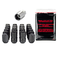 McGard 5 Lug Hex Install Kit w/Locks (Cone Seat Nut) M14X1.5 / 22mm / 1.635in. Length - Black - Wheel and Tire