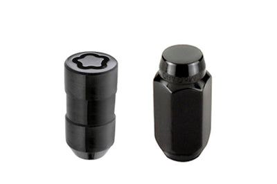 McGard 5 Lug Hex Install Kit w/Locks (Cone Seat Nut) M14X1.5 / 22mm / 1.635in. Length - Black - Wheel and Tire