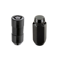McGard 6 Lug Hex Install Kit w/Locks (Cone Seat Nut) M14X1.5 / 13/16 / 1.945in. Length - Black - Wheel and Tire