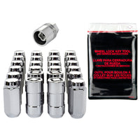 McGard 6 Lug Hex Install Kit w/Locks (Cone Seat Nut) M14X1.5 / 22mm / 1.945in. Length - Chrome - Wheel and Tire