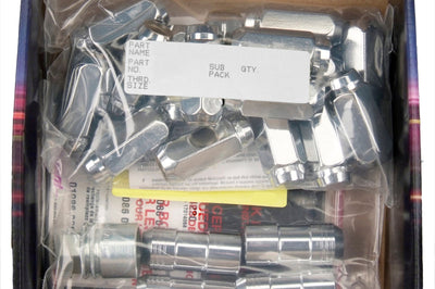 McGard 6 Lug Hex Install Kit w/Locks (Cone Seat Nut) M14X1.5 / 22mm / 1.945in. Length - Chrome - Wheel and Tire