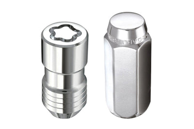 McGard 6 Lug Hex Install Kit w/Locks (Cone Seat Nut) M14X1.5 / 22mm / 1.945in. Length - Chrome - Wheel and Tire