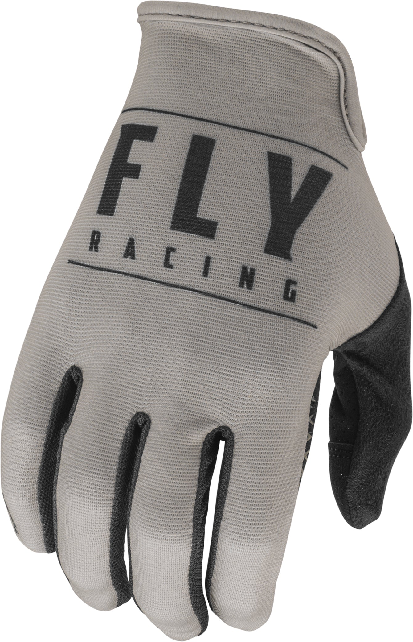 FLY RACING Media Gloves Grey/Black Sz 12