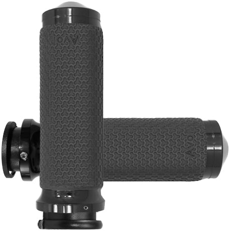 AVON Memory Foam Grips 1.5’’ Large Black Indian Touring