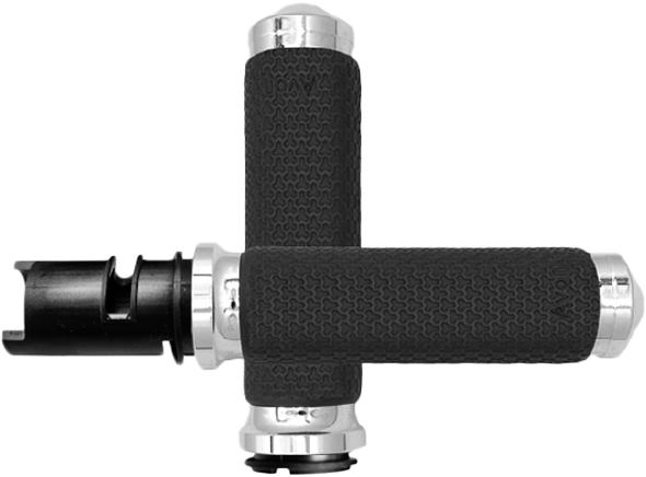 AVON Memory Foam Small Chrome Twist Grip