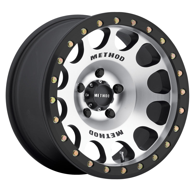 Method Wheels MR105 Beadlock 17x9 -38mm Offset 6x5.5 108mm CB Machined w/Matte Black Ring Wheel