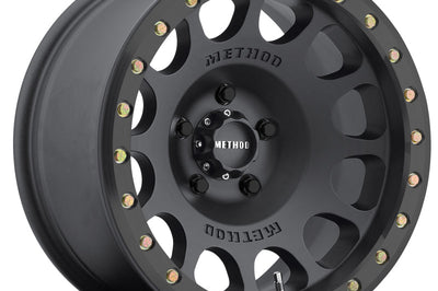 Method Wheels MR105 Beadlock 17x9 -38mm Offset 6x5.5 108mm CB Matte Black w/BH-H24125 Wheel