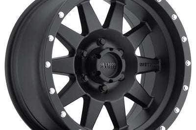 Method Wheels MR301 The Standard 16x7 0mm Offset 6x5.5 108mm CB Matte Black Wheel