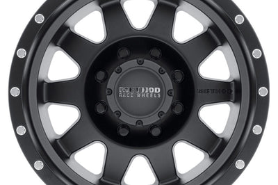 Method Wheels MR301 The Standard 16x8 0mm Offset 8x6.5 130.81mm CB Matte Black Wheel