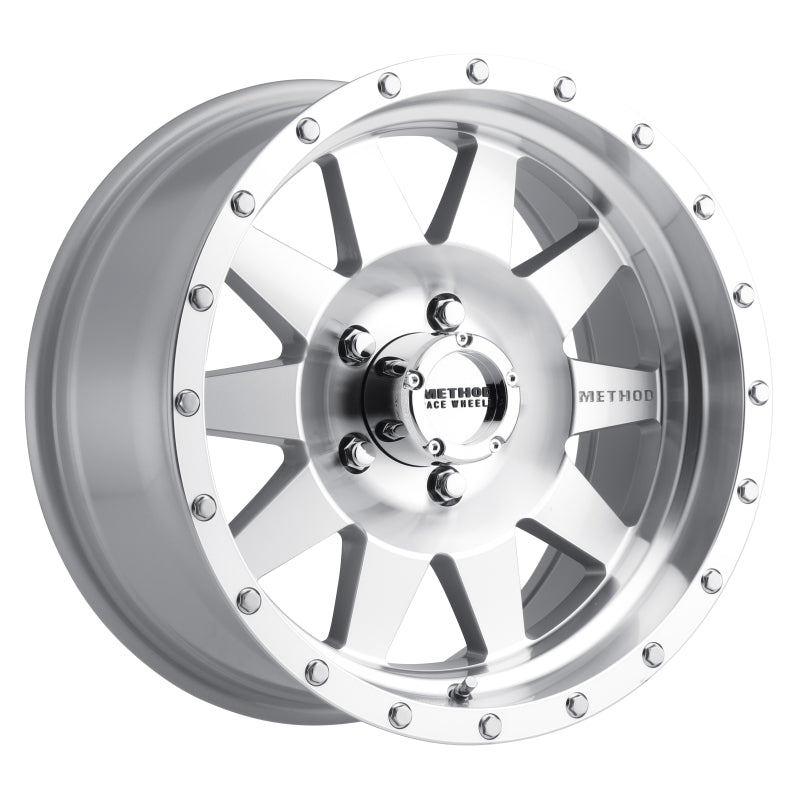 Method Wheels MR301 The Standard 17x9 -12mm Offset 5x5 94mm CB Machined/Clear Coat Wheel