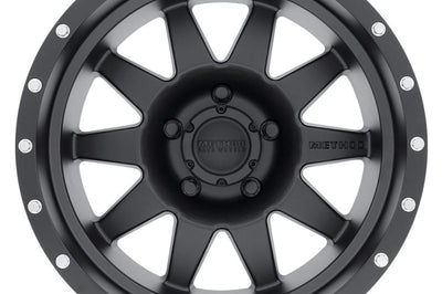 Method Wheels MR301 The Standard 18x9 -12mm Offset 5x5 94mm CB Matte Black Wheel
