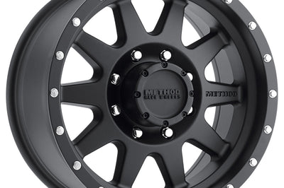 Method Wheels MR301 The Standard 18x9 + 18mm Offset 8x6.5 130.81mm CB Matte Black Wheel