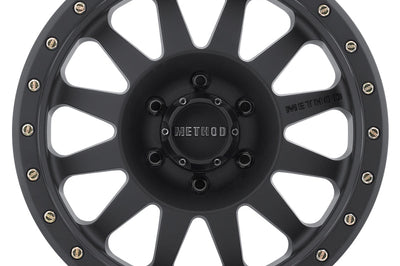 Method Wheels MR304 Double Standard 20x10 -18mm Offset 6x5.5 108mm CB Matte Black Wheel