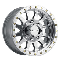 Method Wheels MR304 Double Standard 20x10 -18mm Offset 8x6.5 130.81mm CB Machined/Clear Coat Wheel