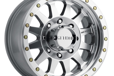 Method Wheels MR304 Double Standard 20x10 -18mm Offset 8x6.5 130.81mm CB Machined/Clear Coat Wheel