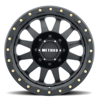 Method Wheels MR304 Double Standard 20x10 -18mm Offset 8x6.5 130.81mm CB Matte Black Wheel