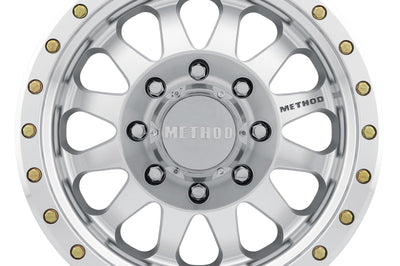 Method Wheels MR304 Double Standard 20x10 -18mm Offset 8x6.5 130.81mm CB Machined/Clear Coat Wheel