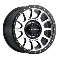 Method Wheels MR305 NV 17x8.5 0mm Offset 8x170 130.81mm CB Machined/Black Street Loc Wheel