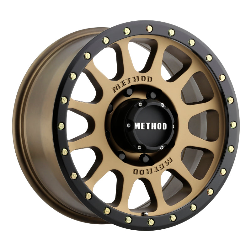Method Wheels MR305 NV 17x8.5 0mm Offset 8x6.5 130.81mm CB Bronze/Black Street Loc Wheel