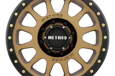 Method Wheels MR305 NV 17x8.5 0mm Offset 8x6.5 130.81mm CB Bronze/Black Street Loc Wheel