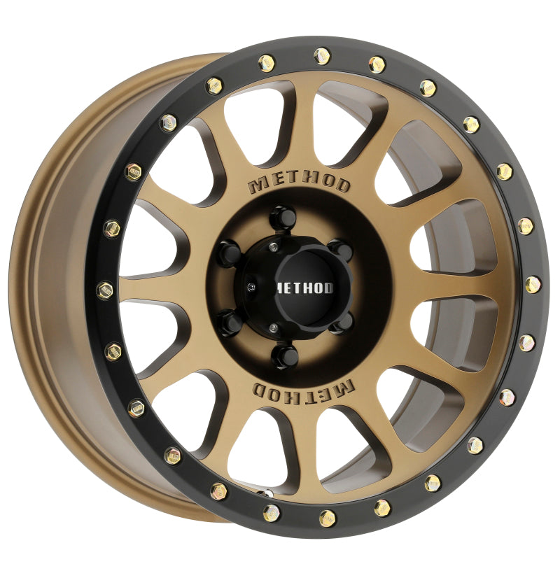 Method Wheels MR305 NV 18x9 -12mm Offset 6x5.5 108mm CB Bronze/Black Street Loc Wheel
