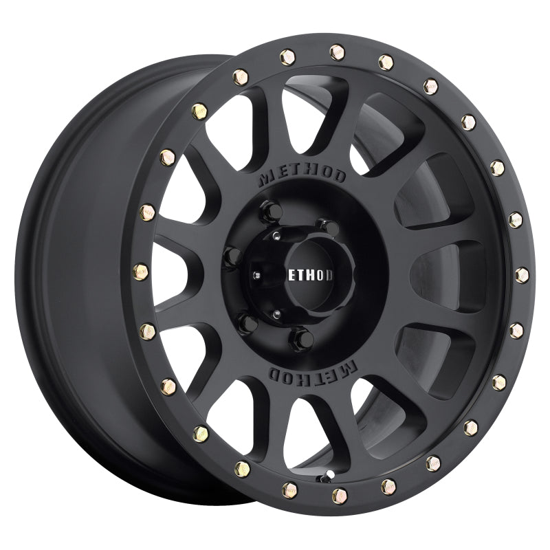 Method Wheels MR305 NV 18x9 + 18mm Offset 6x5.5 108mm CB Matte Black Wheel