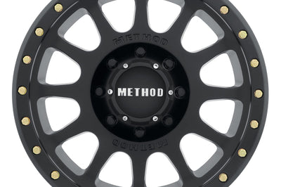 Method Wheels MR305 NV 18x9 + 18mm Offset 8x170 130.81mm CB Matte Black Wheel