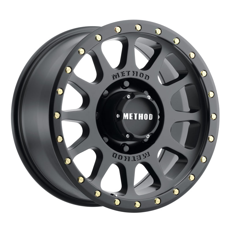 Method Wheels MR305 NV 18x9 + 18mm Offset 8x170 130.81mm CB Matte Black Wheel