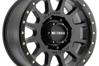 Method Wheels MR305 NV HD 17x8.5 0mm Offset 8x6.5 130.81mm CB Matte Black Wheel