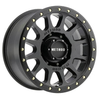 Method Wheels MR305 NV HD 18x9 + 18mm Offset 8x170 130.81mm CB Matte Black Wheel