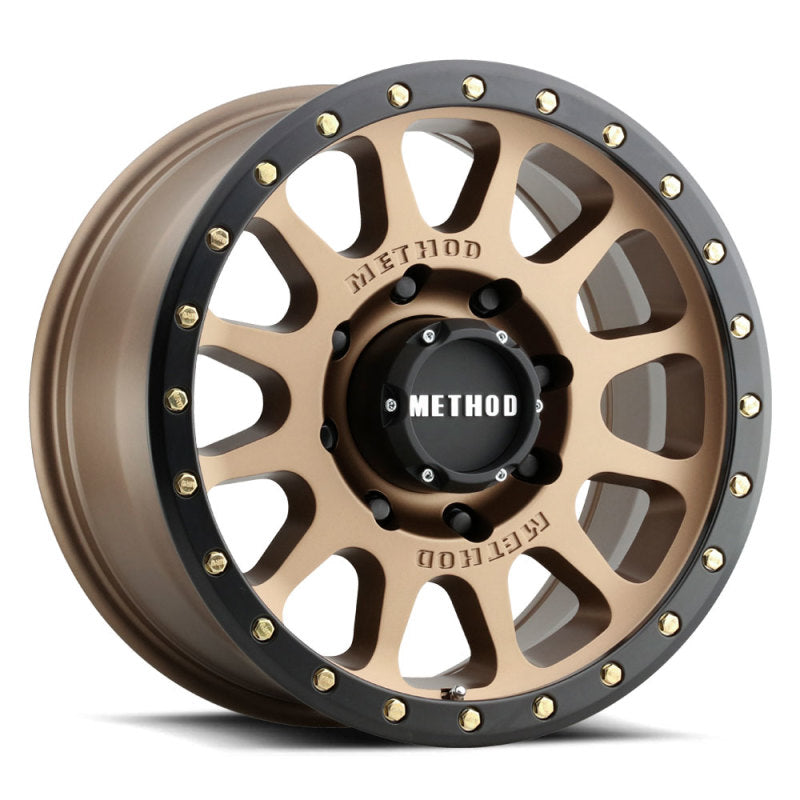 Method Wheels MR305 NV HD 18x9 + 18mm Offset 8x180 130.81mm CB Bronze/Black Street Loc Wheel