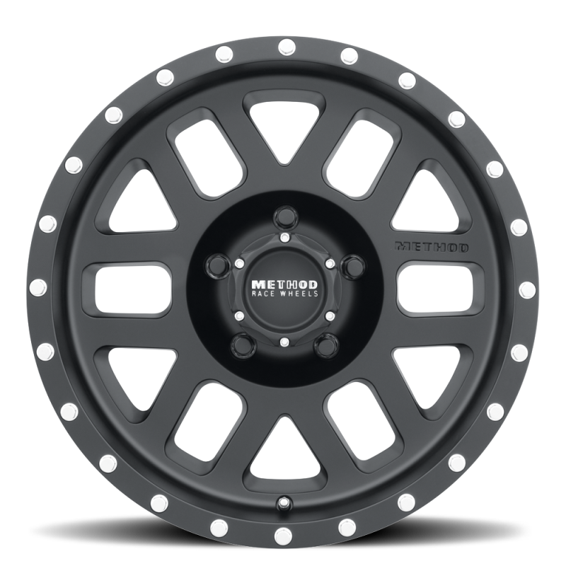 Method Wheels MR306 Mesh 17x8.5 0mm Offset 5x4.5 83mm CB Matte Black Wheel